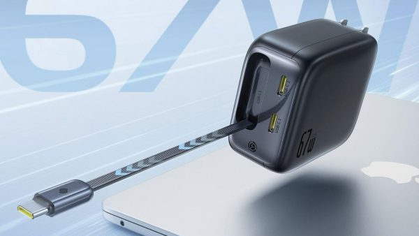 Save 33% Off the New Travel-Friendly Baseus Enercore Wall Charger With Built-in USB Cable